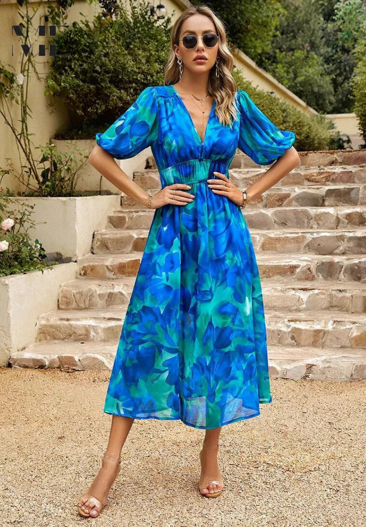 Womens Dress | Floral Print, Relaxed Fit 10