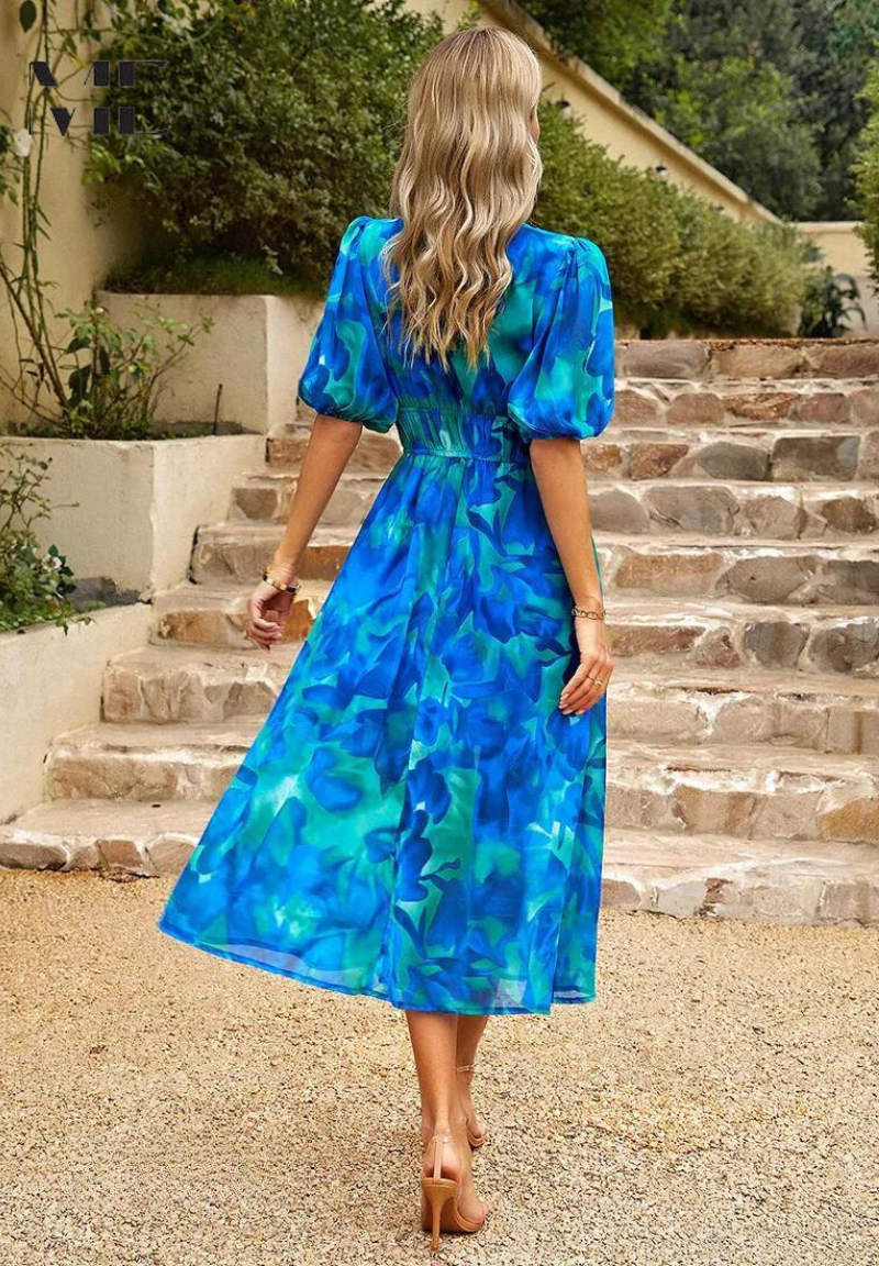 Womens Dress | Floral Print, Relaxed Fit 6