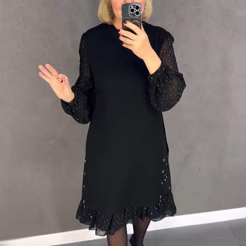 Womens Robe | Round Neck, Crystal Embellishments 2