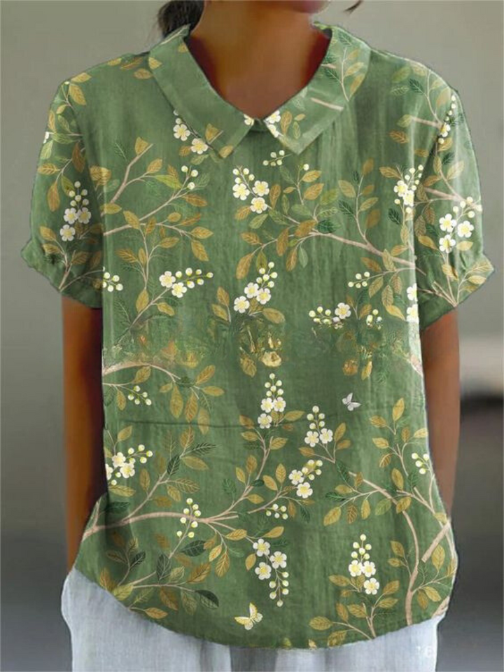 Womens Shirt | Floral Design, Relaxed Fit 3