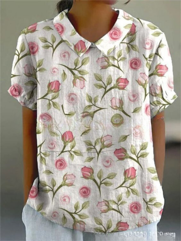 Womens Shirt | Floral Design, Relaxed Fit 4