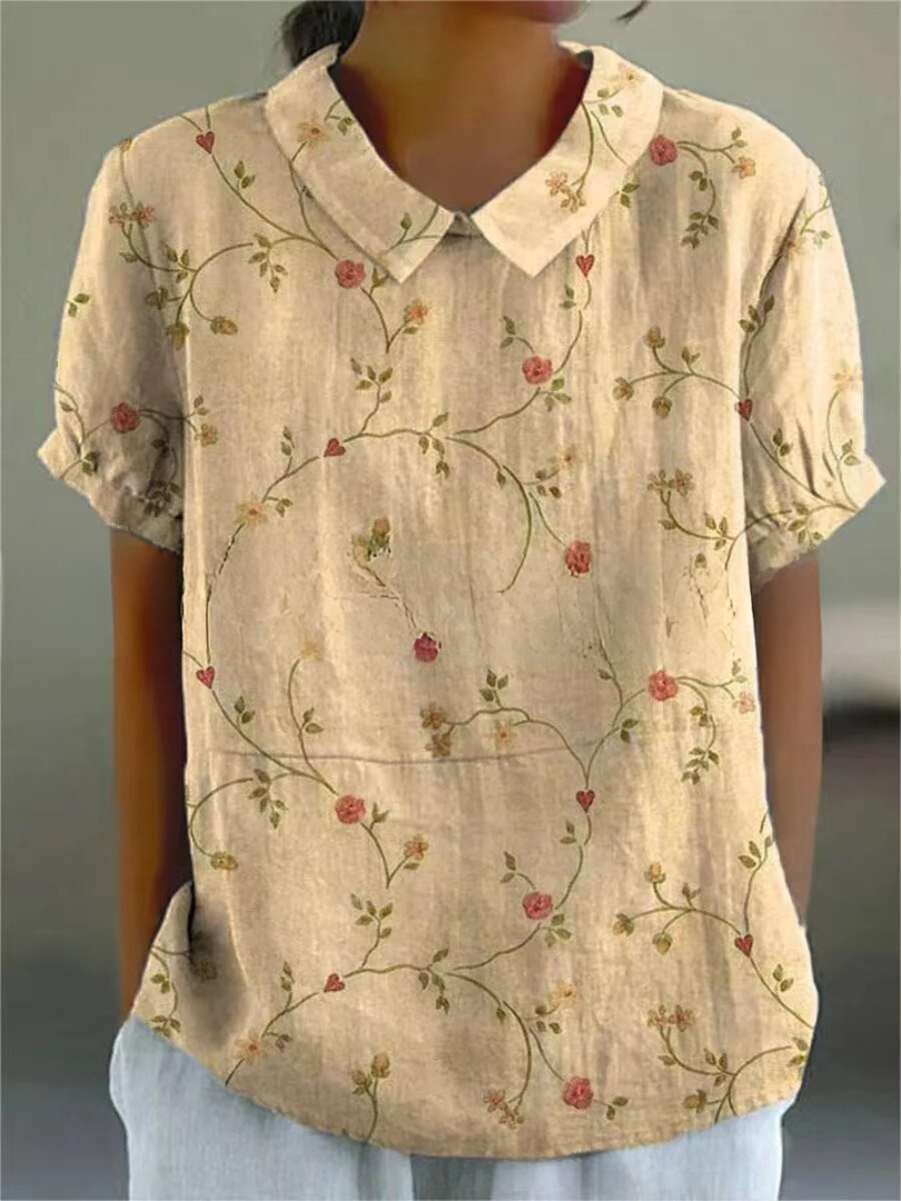 Womens Shirt | Floral Design, Relaxed Fit 5