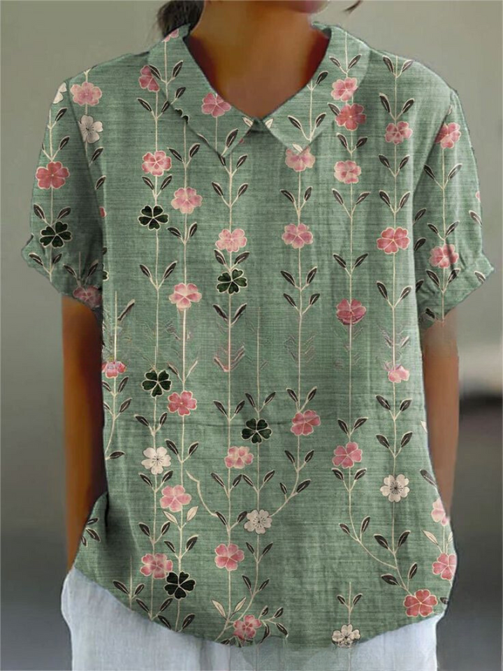 Womens Shirt | Floral Design, Relaxed Fit 6