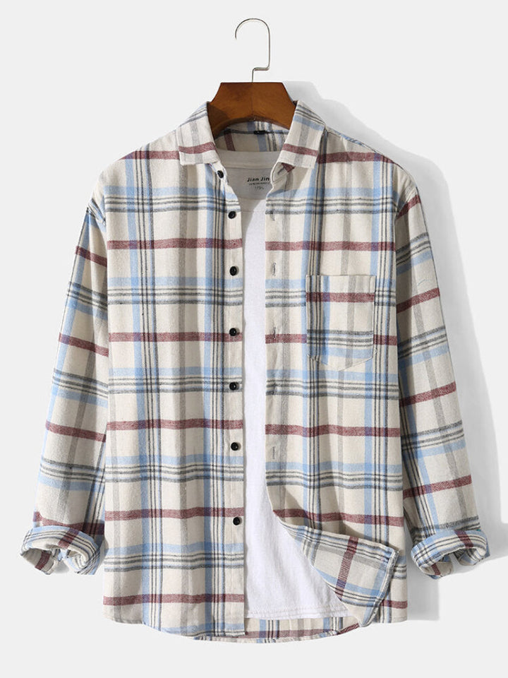 Men's Checked Polo Shirt